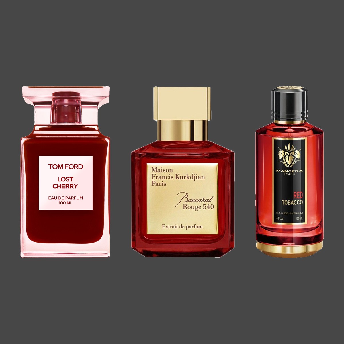 Niche Collection fragrance bottles
